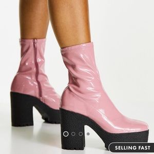 Pink Boots ASOS